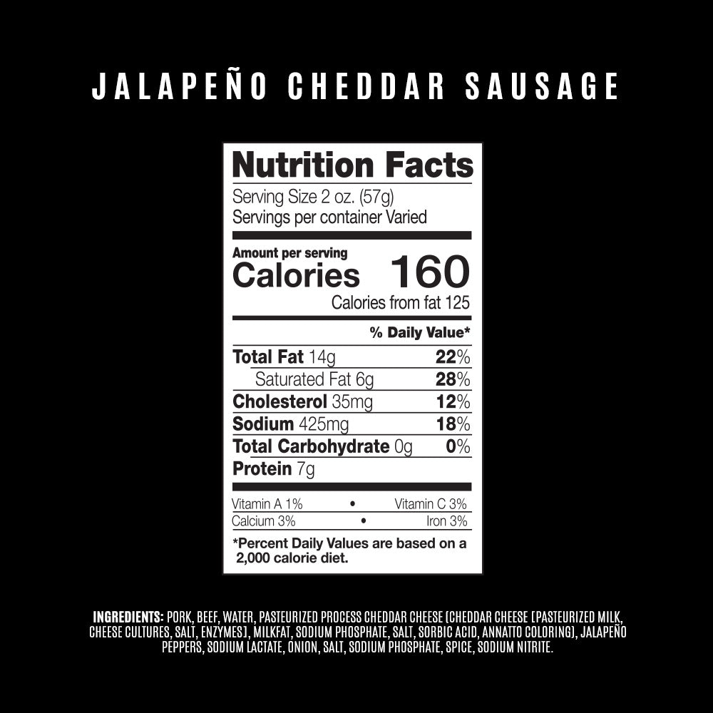 Smoked Jalapeno Cheddar Sausage – Bild 3