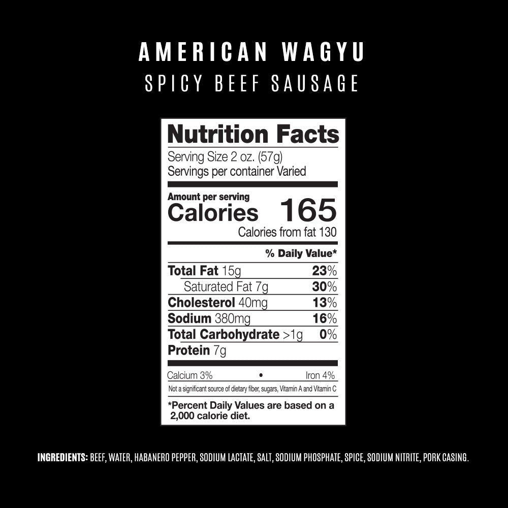Wagyu Smoked Spicy Beef Sausage – Bild 3